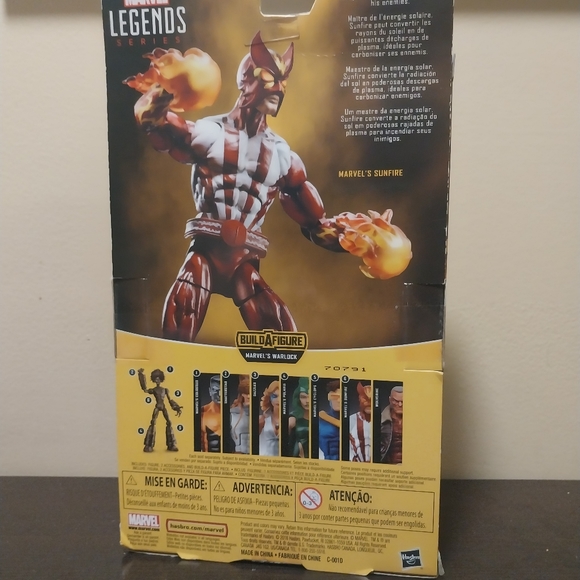 Amazon.com: Marvel Sun Fire Action Figure : Toys & Games Marvel legends sunfire